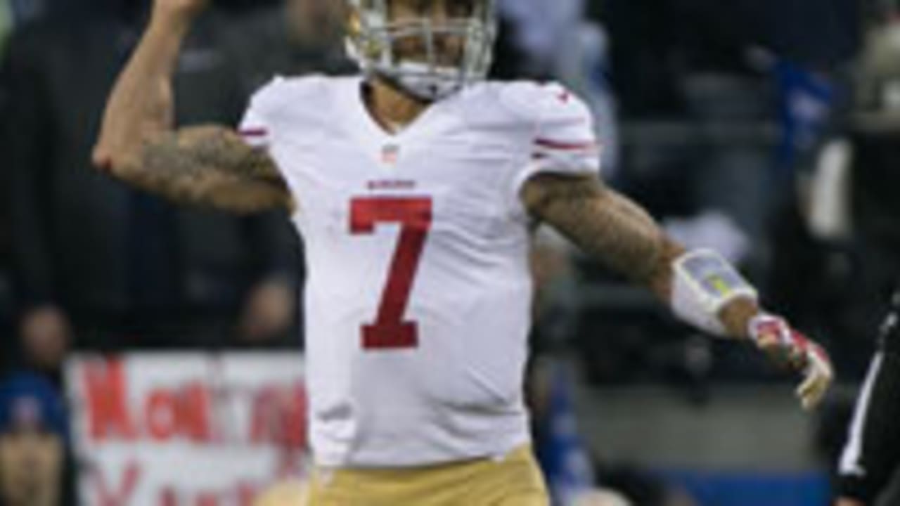 Colin Kaepernick lifts 49ers over Panthers in NFC playoff game