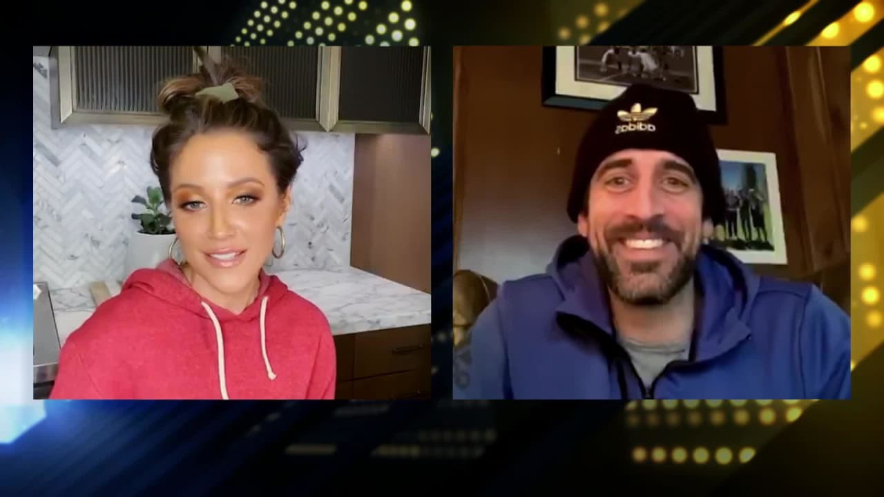 Kay Adams leaves fans stunned after watching Aaron Rodgers' injury