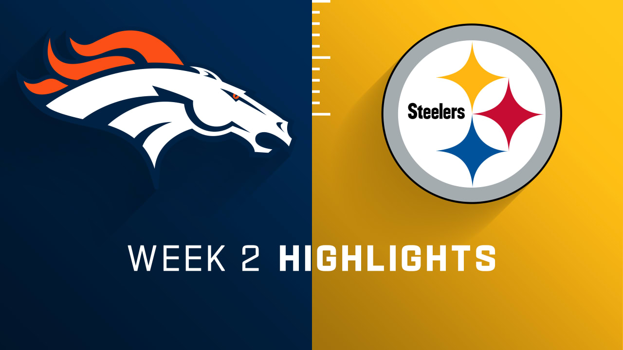 Broncos vs. Steelers NFL live stream reddit for Week 2