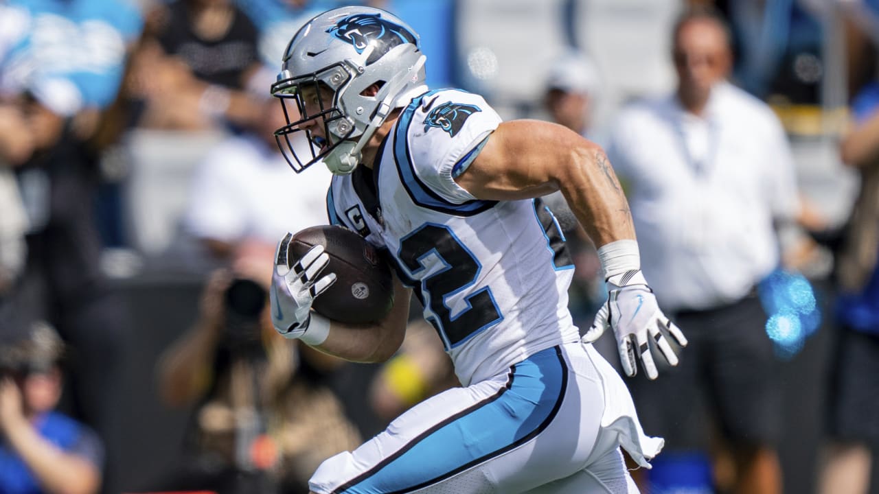 Panthers not worried about total touches for Christian McCaffrey