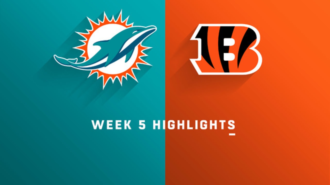 Dolphins vs. Bengals Week 5 Highlights