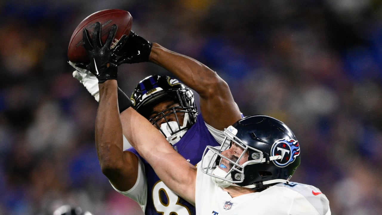 A big grab for Baltimore Ravens tight end Isaiah Likely gets Baltimore a  touchdown to end the first half