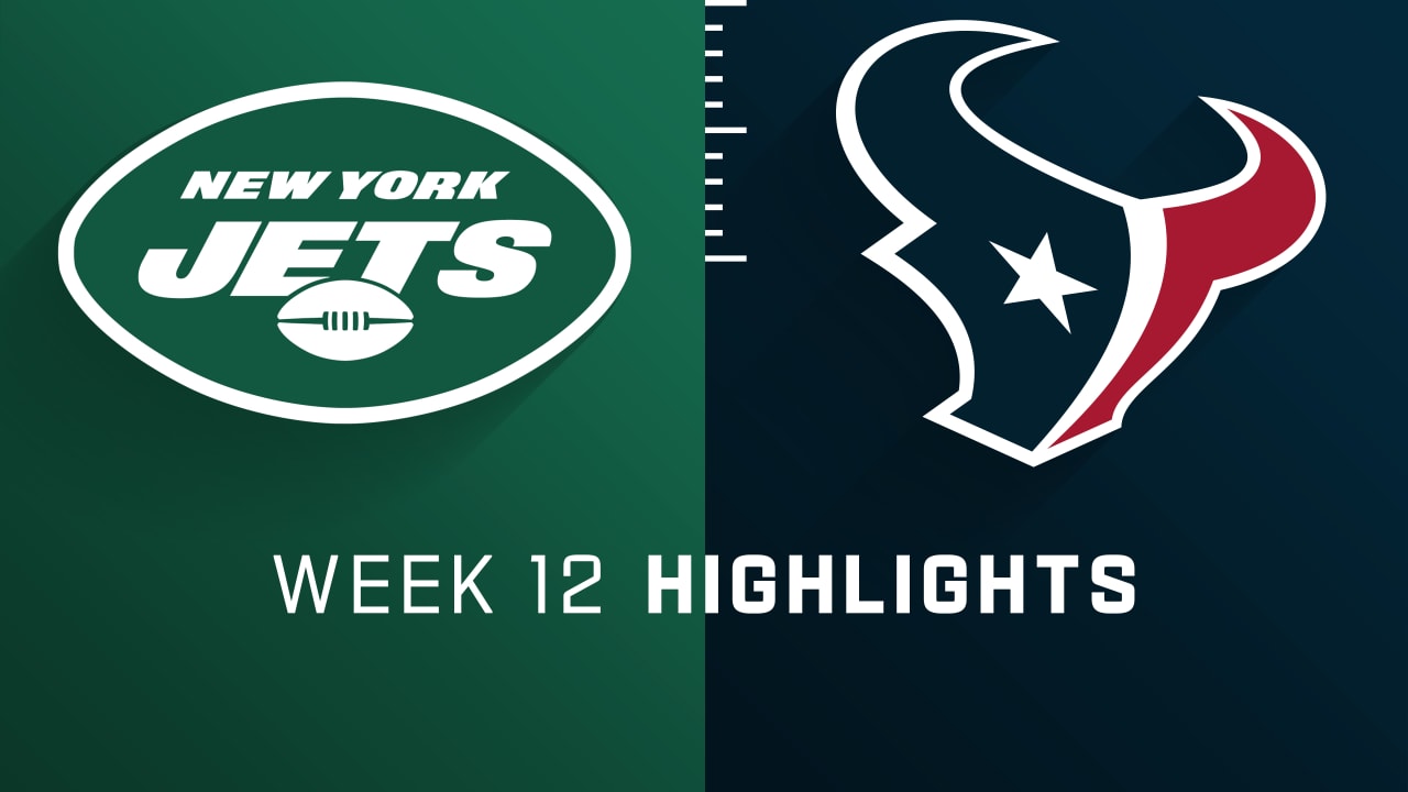 New York Jets vs. Houston Texans highlights Week 12