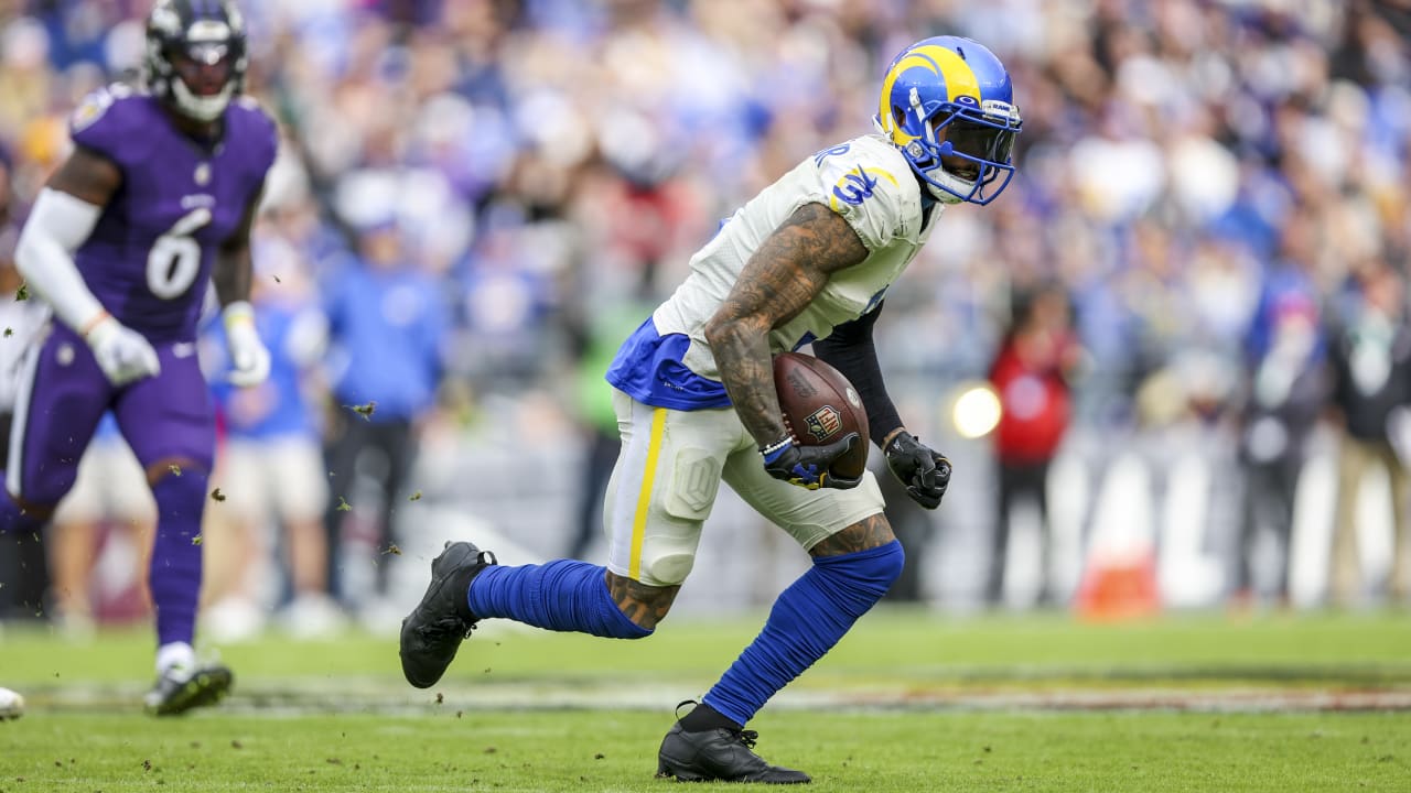 Los Angeles Rams wide receiver Odell Beckham Jr. makes incredible catch on  clutch fourth-down conversion