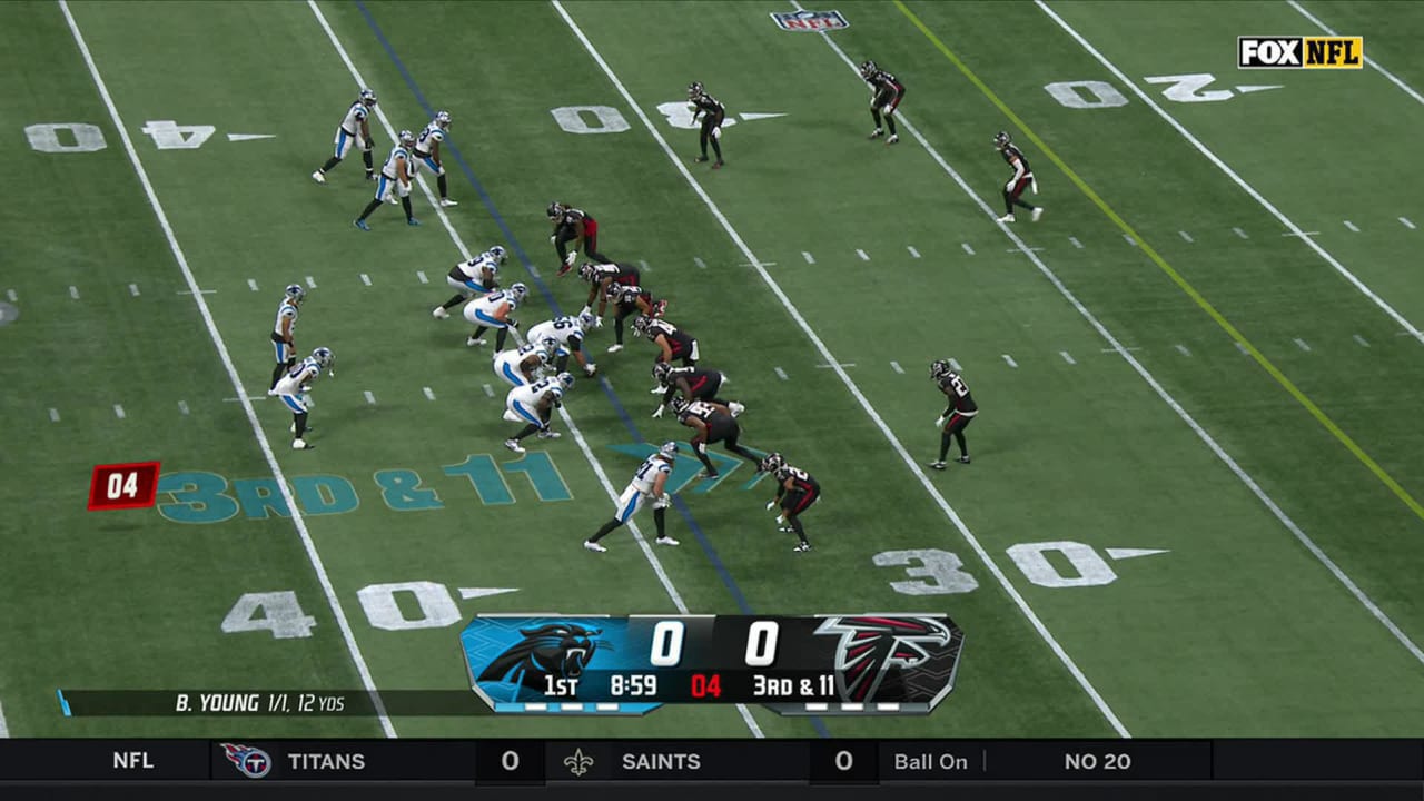 Carolina Panthers wide receiver Laviska Shenault takes receiver screen