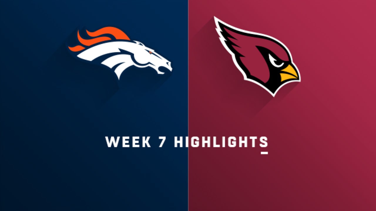 Broncos vs. Cardinals highlights Week 7