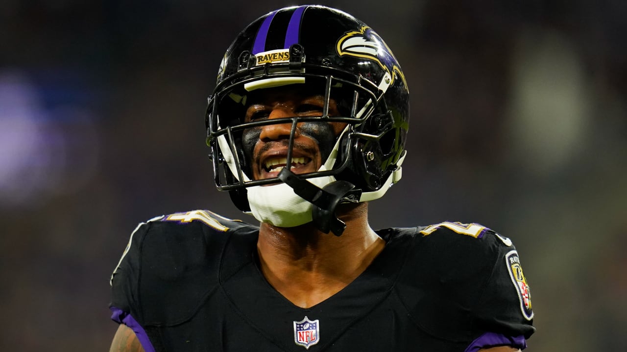 Baltimore Ravens cornerback Marcus Peters' hit-stick tackle on WR Tyler  Boyd reverberates throughout M&T Bank Stadium