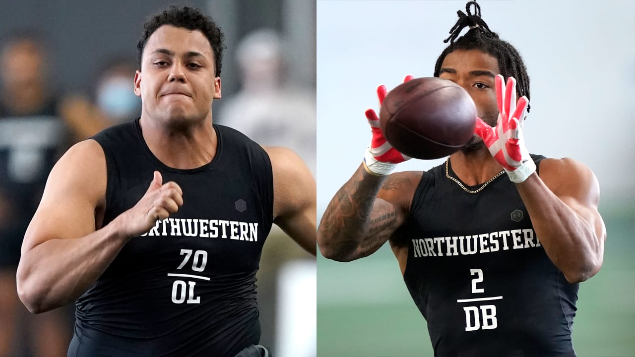 2021 NFL Draft: OT Rashawn Slater, CB Greg Newsome II show out at  Northwestern pro day