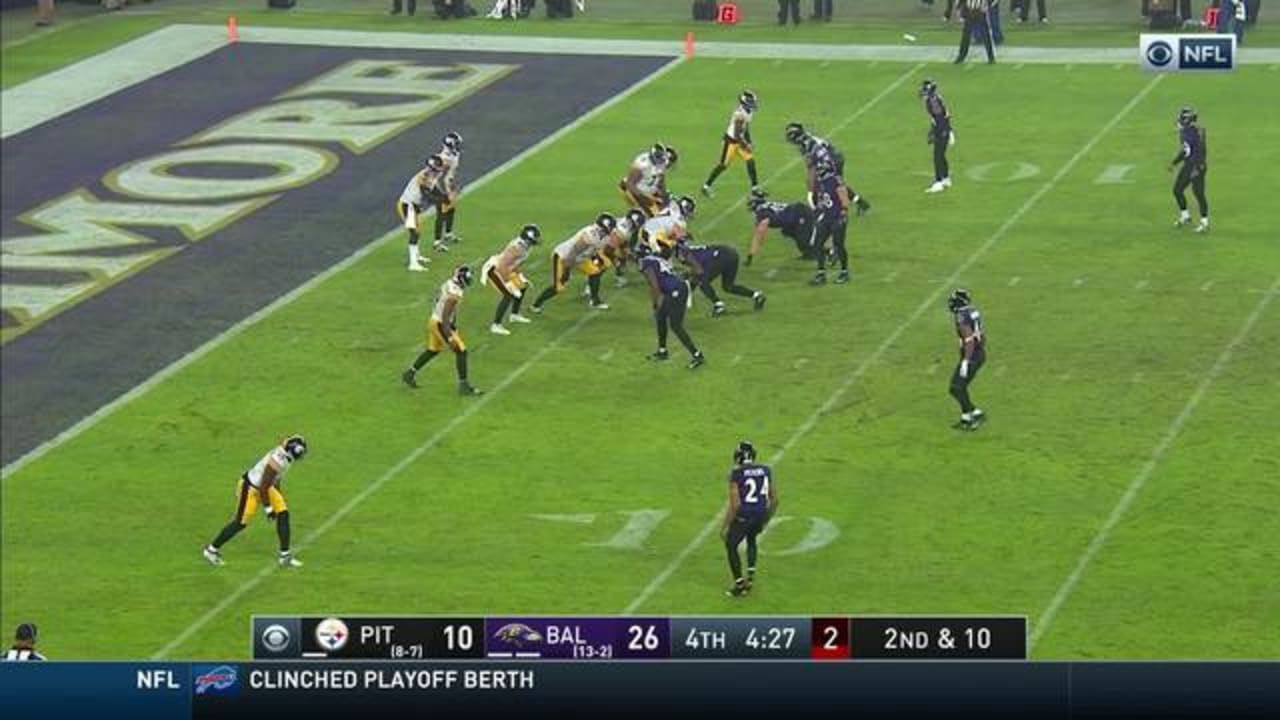 'Duck' Hodges ruled down for safety after intentional grounding penalty