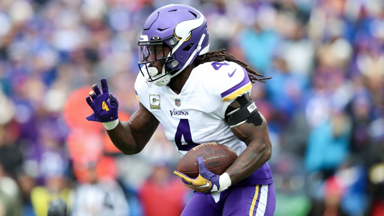 EAGAN, MN - JULY 27: Minnesota Vikings running back Dalvin Cook (4) takes  the field during the first day of Minnesota Vikings Training Camp at TCO  Performance Center on July 27, 2022