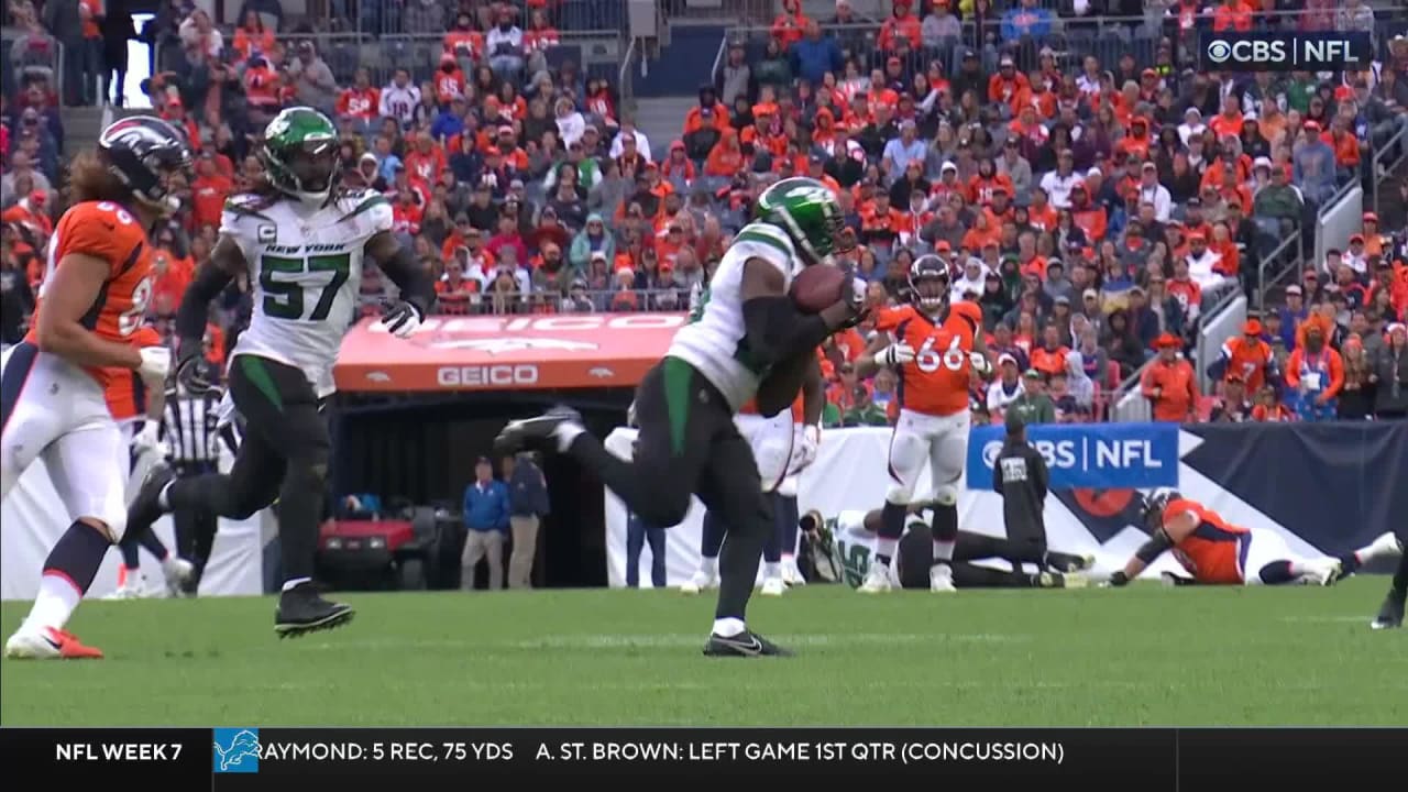 New York Jets safety Lamarcus Joyner's interception gives New York Jets