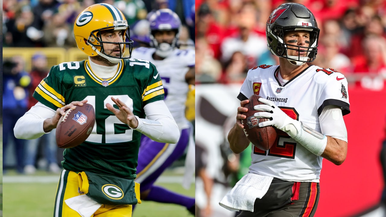 Brady outplays Rodgers, Buccaneers rout Packers 38-10 Tom Brady New England  Patriots NFL Green Bay Packers Aaron Rodgers