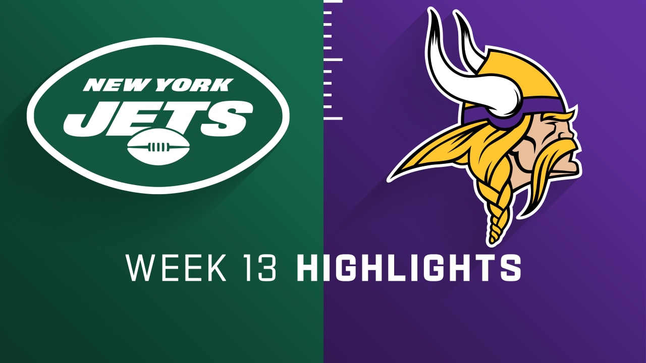 New York Jets vs. Minnesota Vikings highlights Week 13