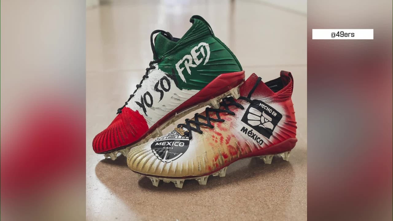 San Francisco 49ers linebacker Fred Warner to wear special Mexican-themed  cleats for 'MNF' vs. Arizona Cardinals