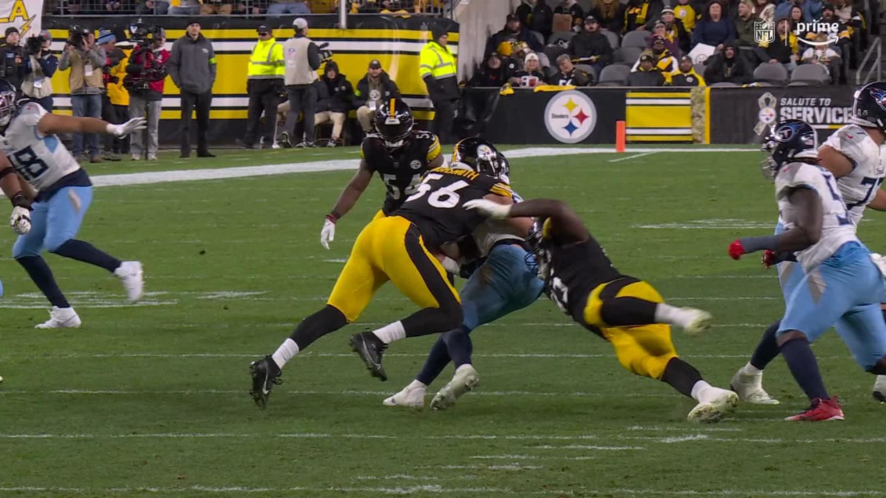 Pittsburgh Steelers Linebacker Alex Highsmith Takes Down Tennessee 