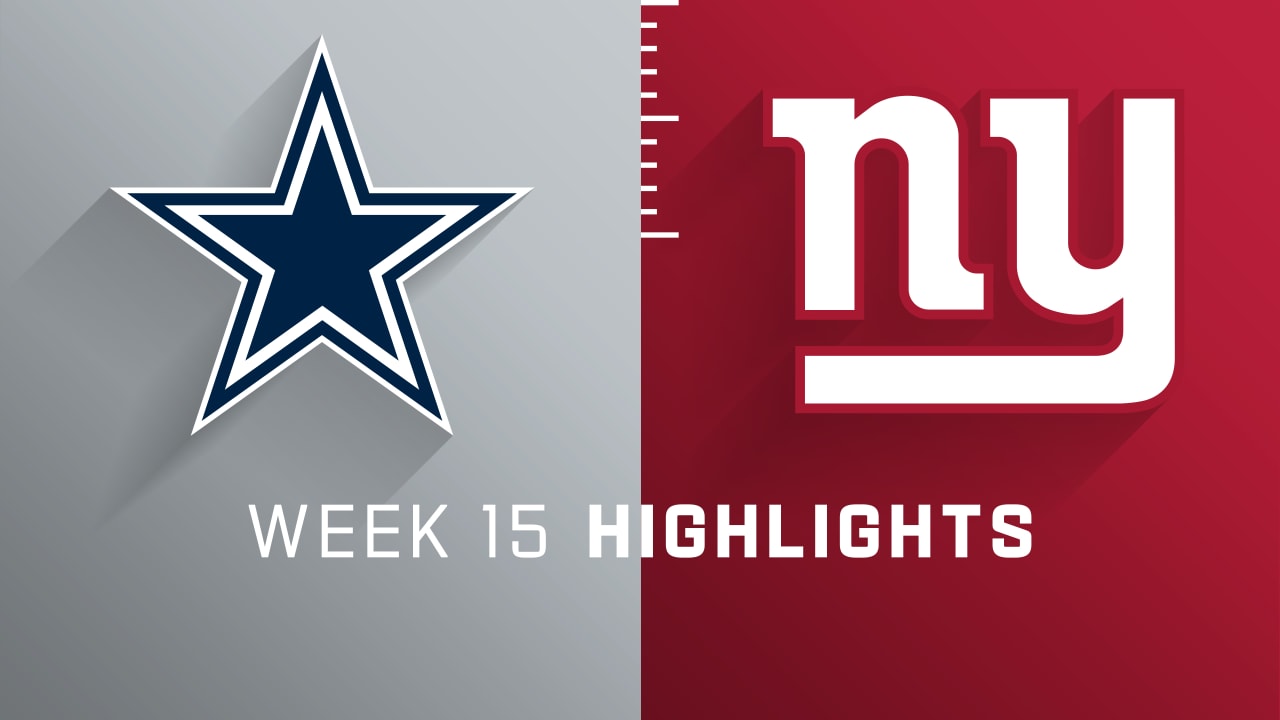 New York Giants vs. Dallas Cowboys: How to watch NFL Week 15