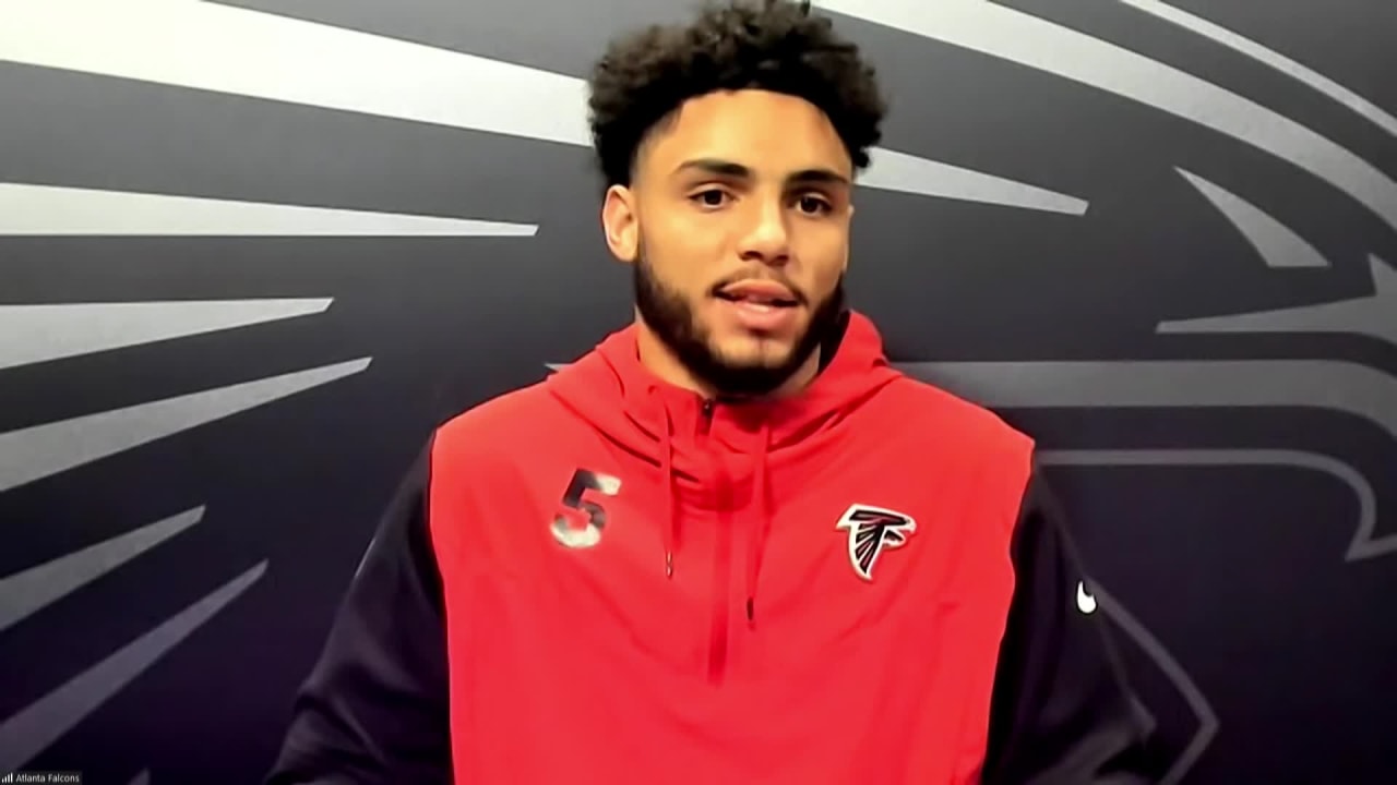 Atlanta Falcons wide receiver Drake London on if Falcons have makings