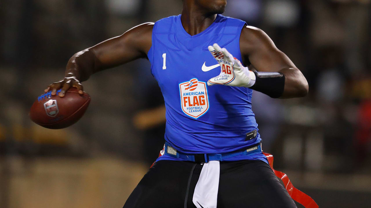 Former Bengals WR Chad Johnson playing in American Flag Football