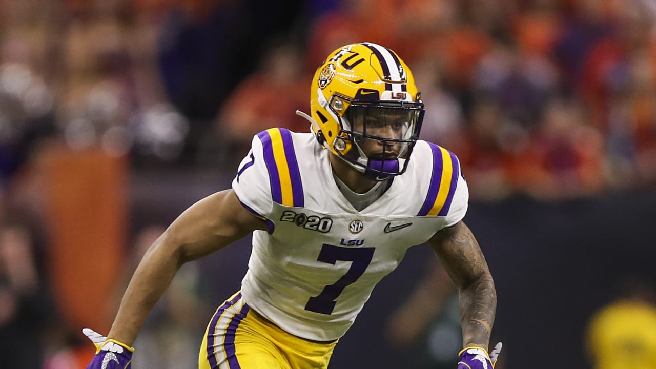 New Orleans Saints met with LSU prospect Grant Delpit at NFL combine