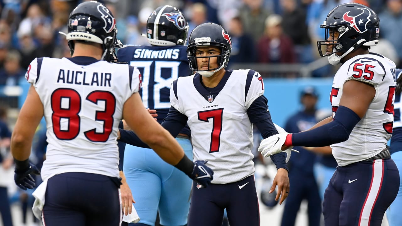 Houston Texans kicker Kaimi Fairbairn makes it a two-score game with 37 ...