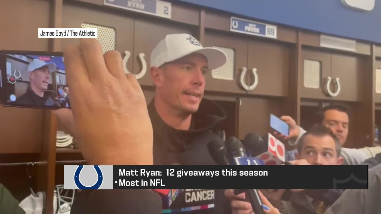 Colts bench injured QB Matt Ryan in favor of Sam Ehlinger