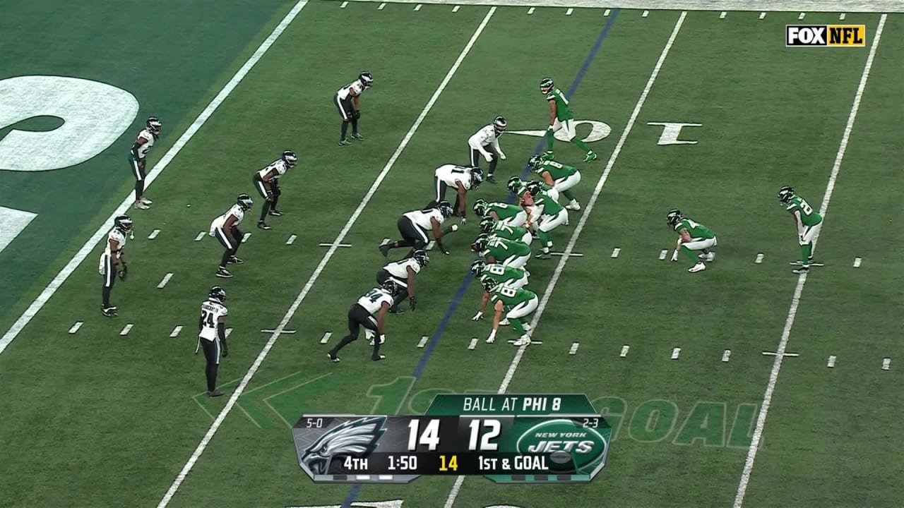 New York Jets Running Back Breece Hall's TD Run Gives Jets First Lead ...