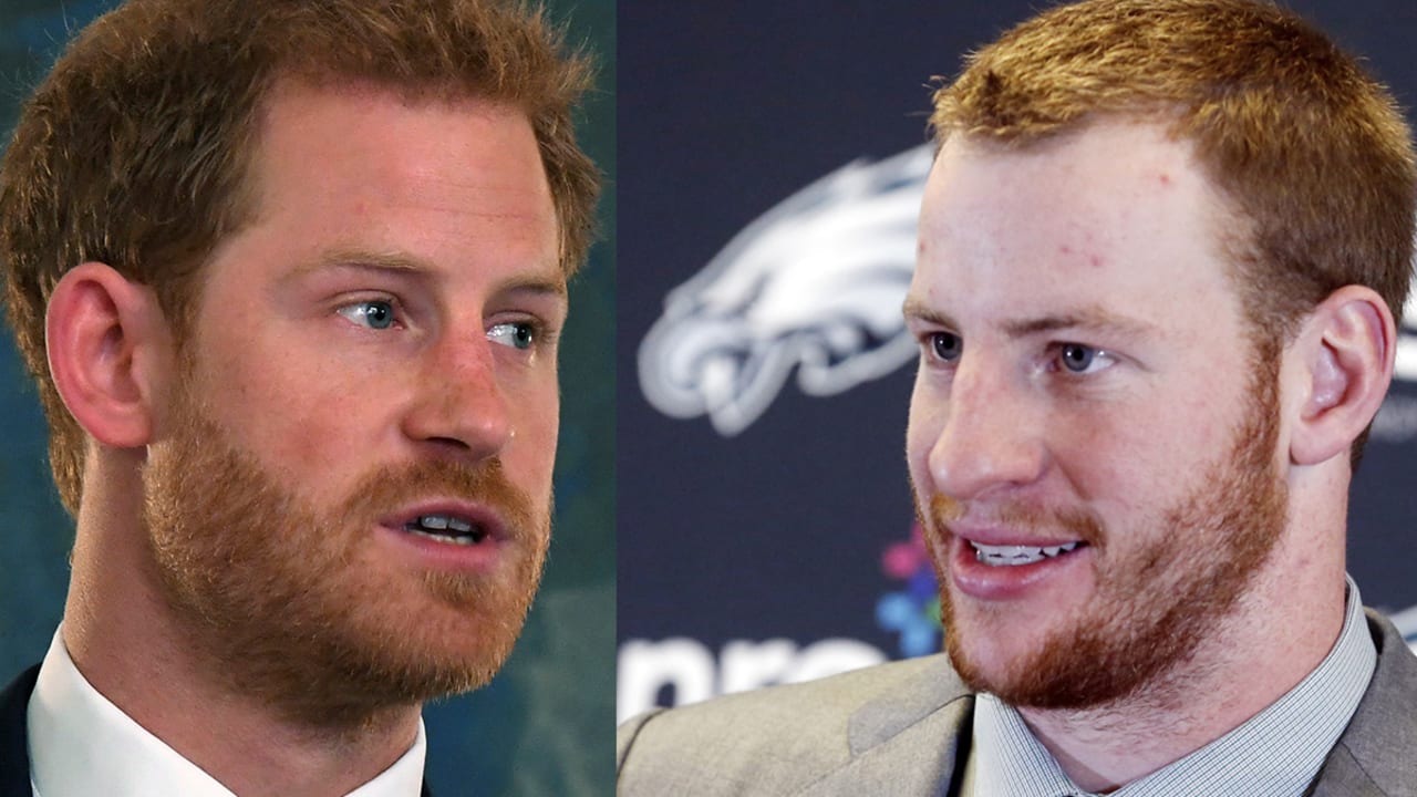 Redhead Royalty Is Carson Wentz actually Prince Harry?