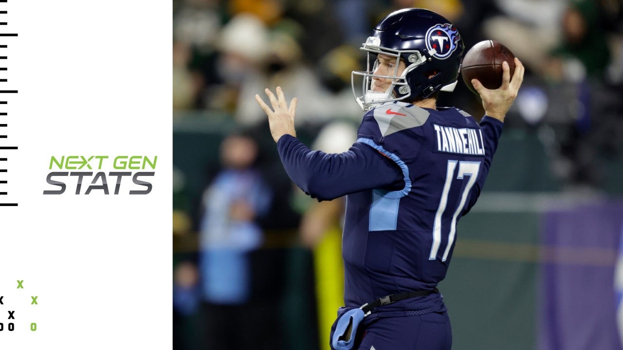 Next Gen Stats: Tennessee Titans quarterback Ryan Tannehill's 4