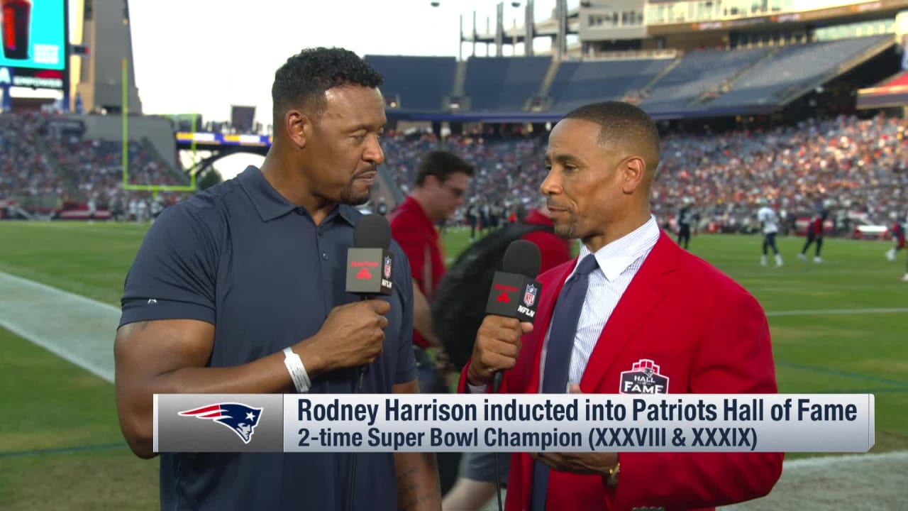 Former New England Patriots safety Rodney Harrison reflects on Pats HOF ...