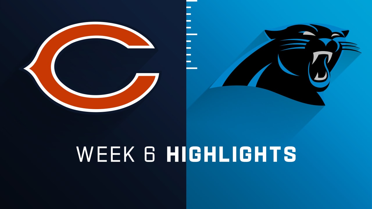 Chicago Bears vs. Carolina Panthers highlights Week 6