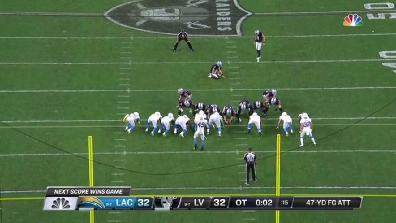 Daniel Carlson sends Bolts’ packing with buzzer-beating 47-yard FG in OT