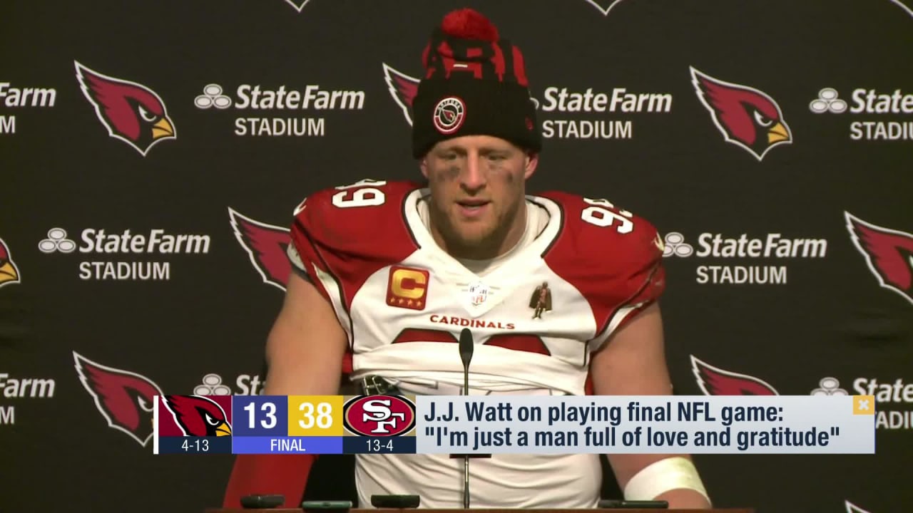 J.J. Watt's final NFL game with Arizona Cardinals captured on HBO show