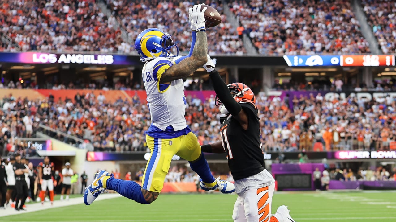 How wide receiver Odell Beckham Jr. was a 'bright light' in Los Angeles  Rams' Super Bowl run on 'America's Game'