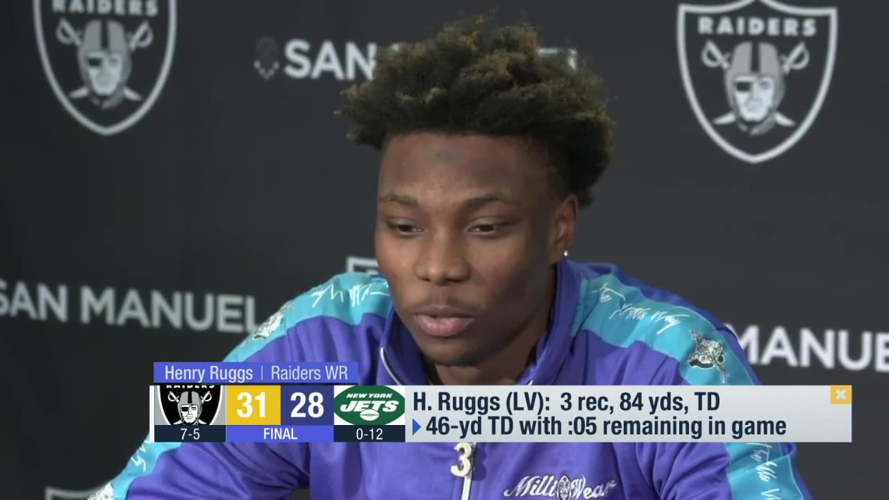 Henry Ruggs III, Jon Gruden break down the Las Vegas Raiders' game