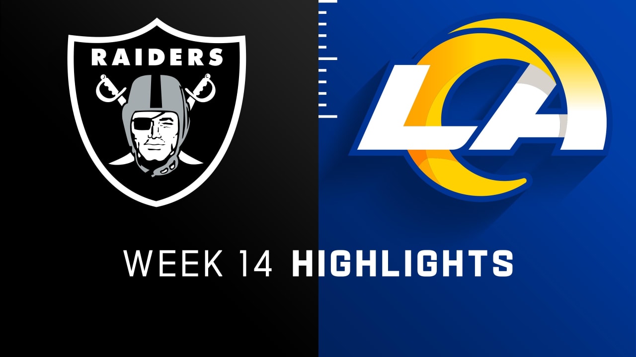 Las Vegas Raiders vs. Los Angeles Rams  2022 Week 14 Game Highlights 