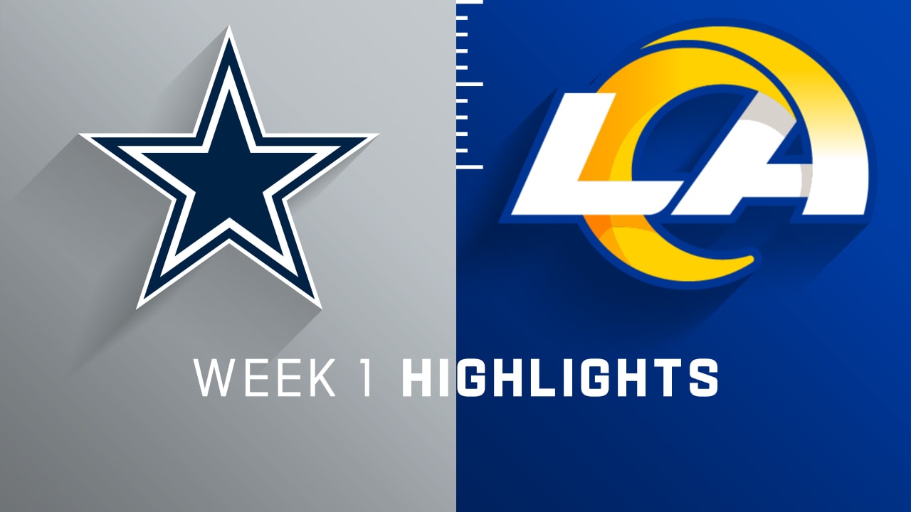 Dallas Cowboys vs. Los Angeles Rams highlights Week 1