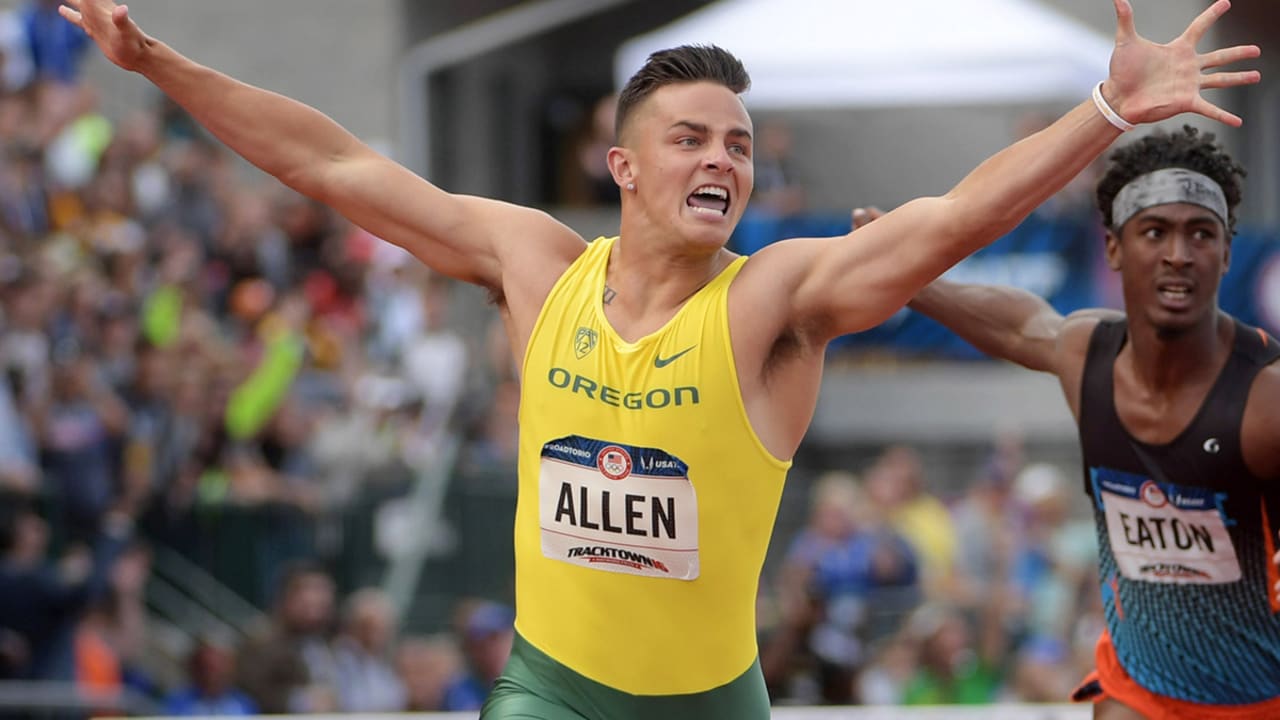 Olympics put football career on hold for Oregon's Devon Allen