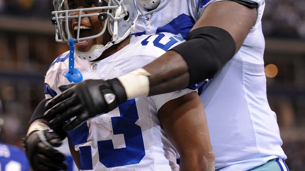 Dallas Cowboys running back Tashard Choice (23) celebrates after a