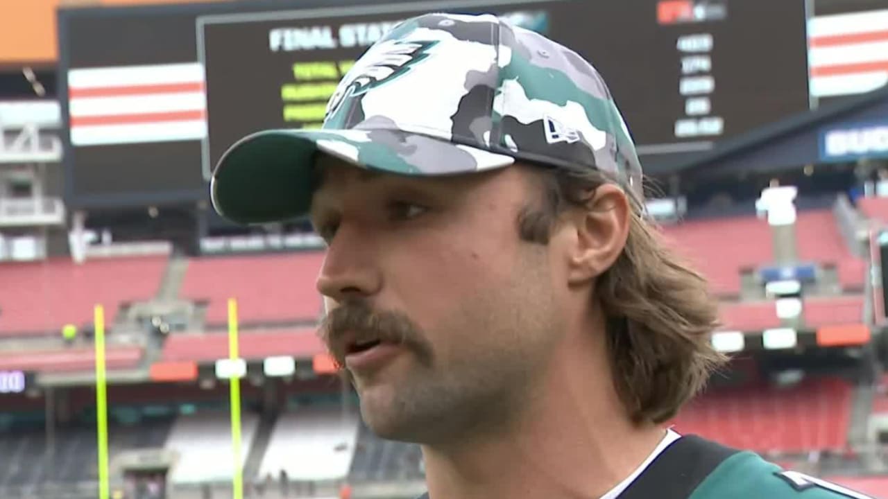 Philadelphia Eagles quarterback Gardner Minshew talks Eagles' preseason win  over Cleveland Browns