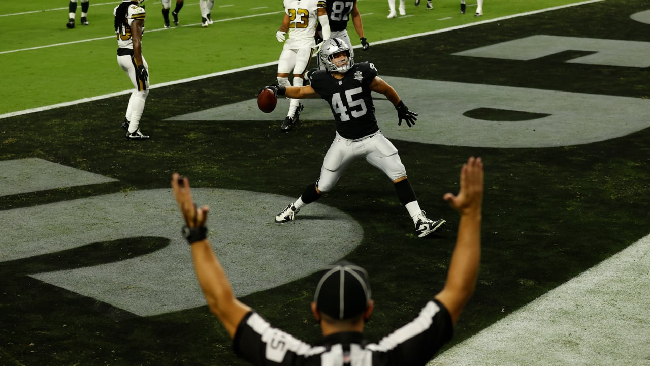 FB Alec Ingold scores Raiders' first-ever TD in Vegas