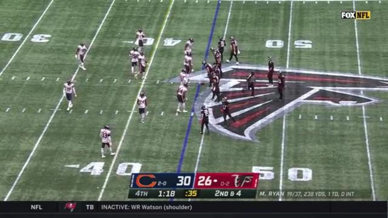 Best plays from Chicago Bears' 30-26 win over Atlanta Falcons