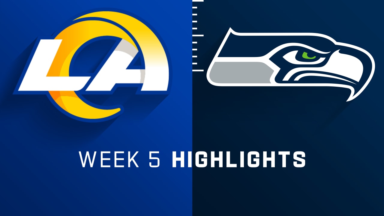 Temmelig Landbrugs Colonial Los Angeles Rams vs. Seattle Seahawks highlights | Week 5