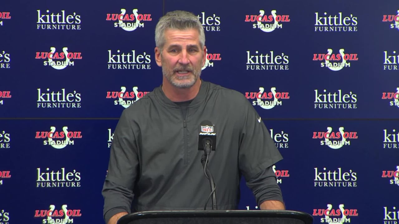 Colts postgame press conference