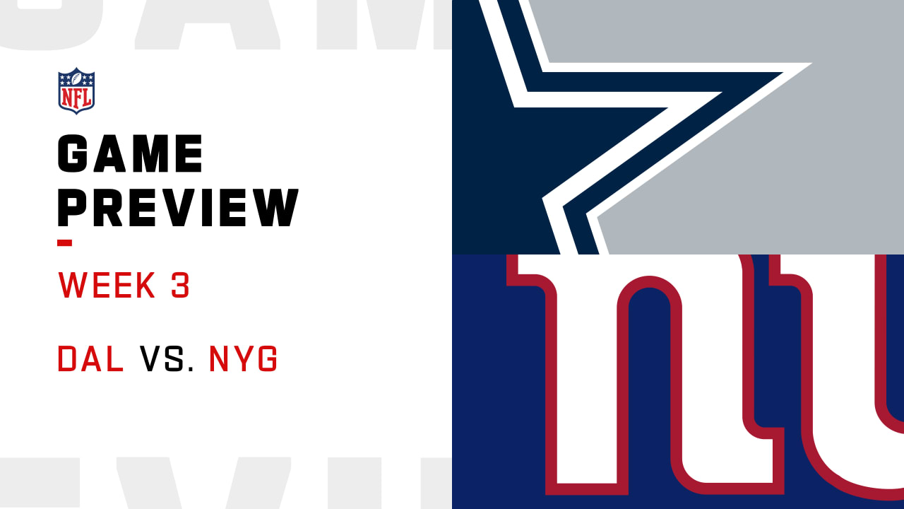 Dallas Cowboys vs. New York Giants preview