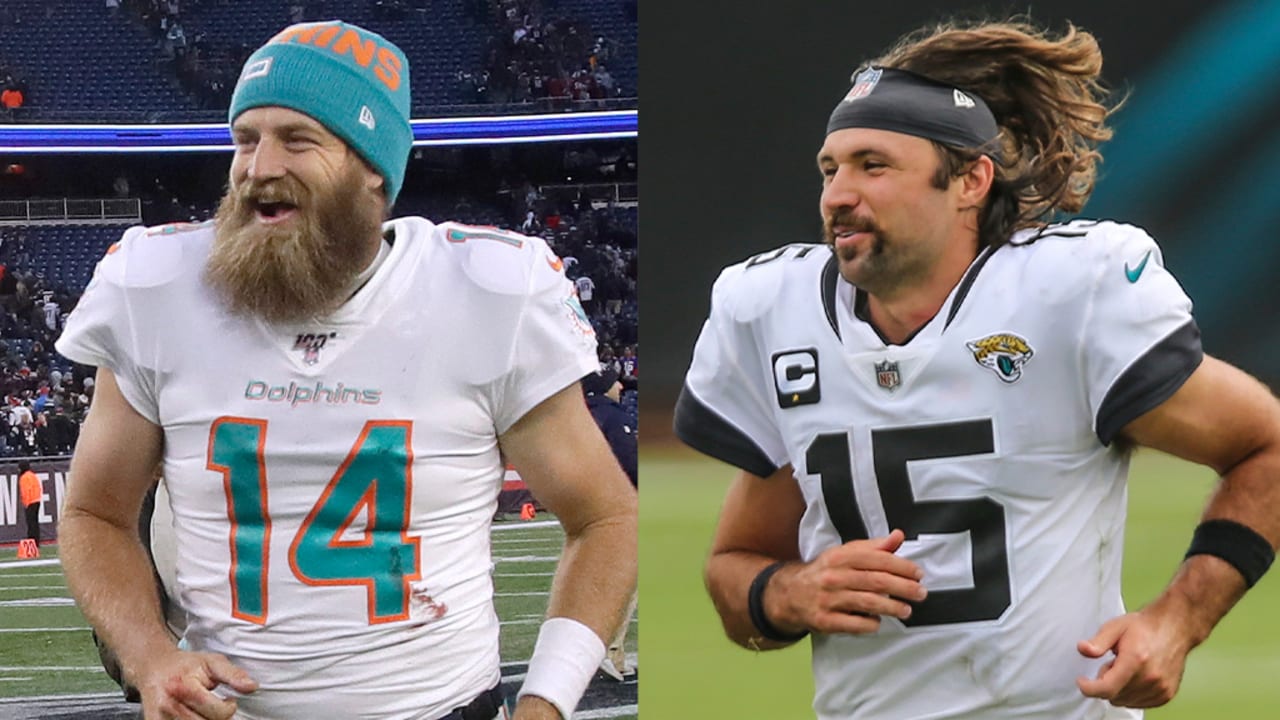 Ryan Fitzpatrick, Gardner Minshew trade facial-hair barbs before 'TNF'  showdown