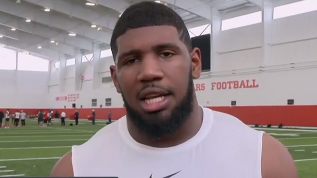 Defensive Tackle Ed Oliver discusses his efforts at Houston's Pro Day