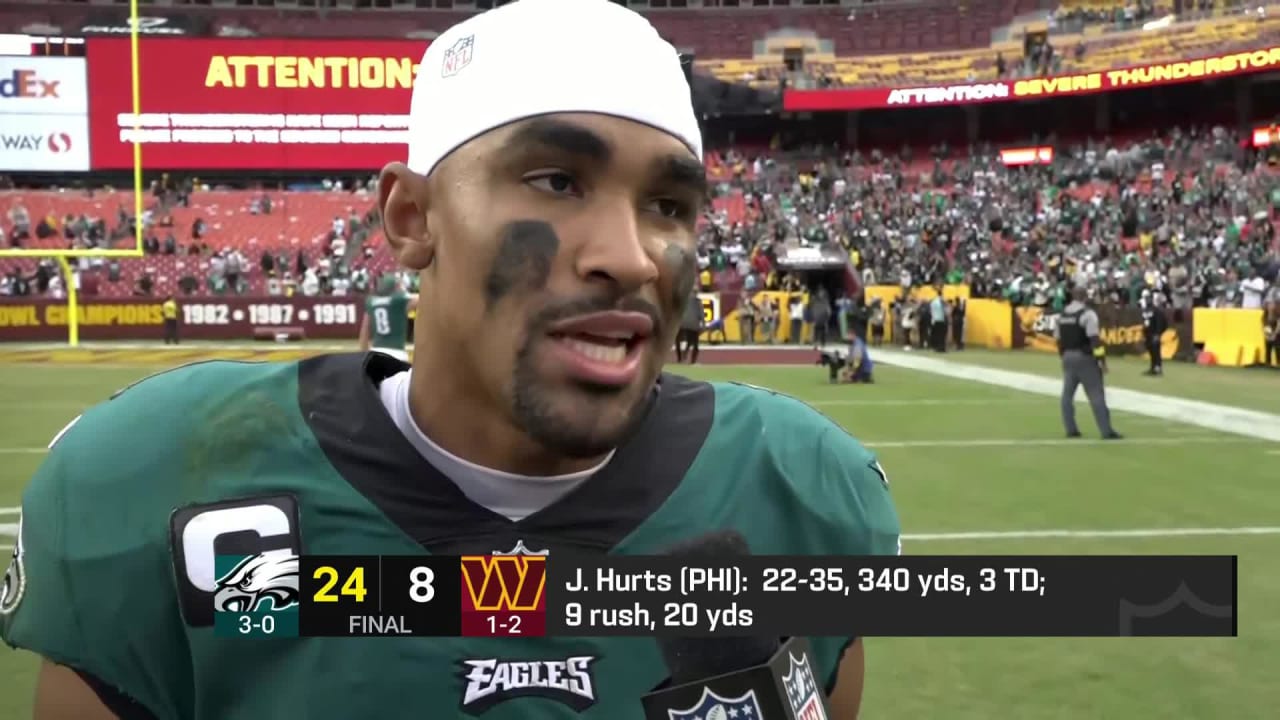 Philadelphia Eagles quarterback Jalen Hurts: Philadelphia Eagles