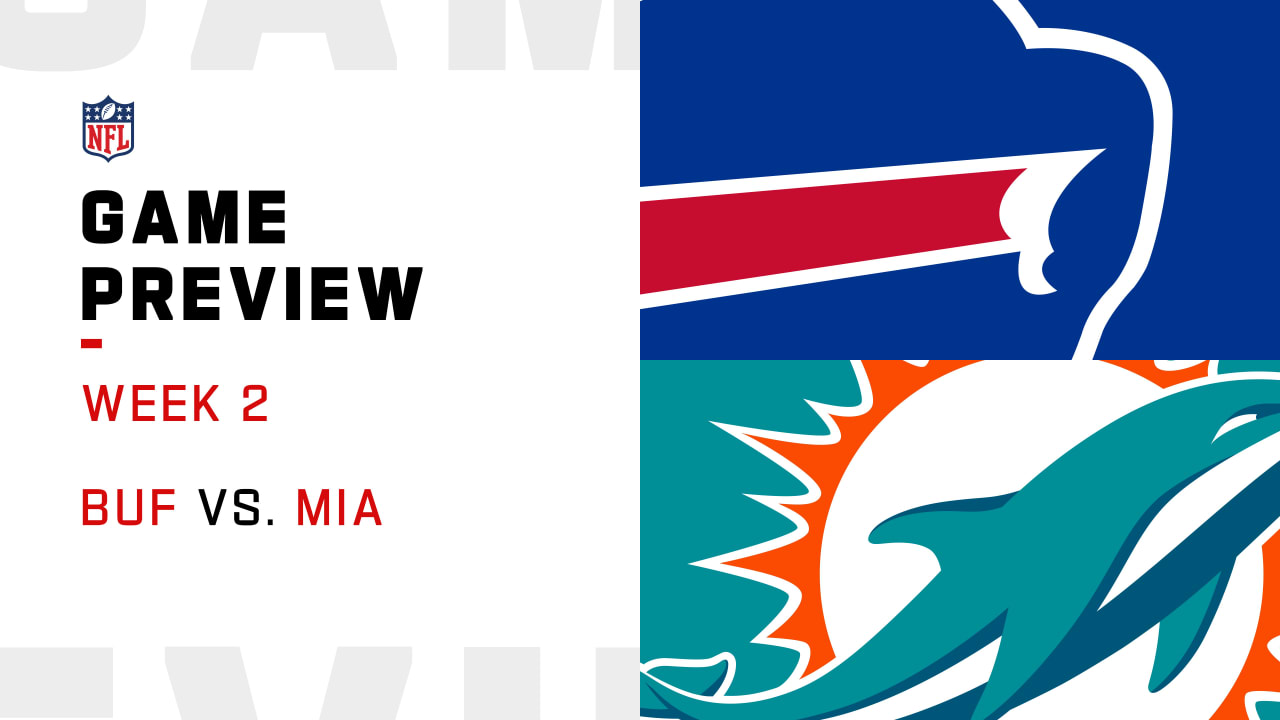 Buffalo Bills vs Miami Dolphins Week 2 NFL 2021