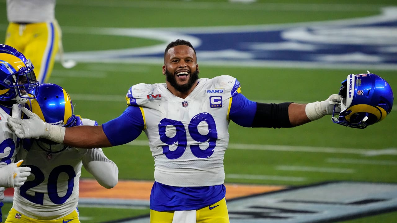 Rams' Aaron Donald proves he's built for the moment in Super Bowl LVI victory