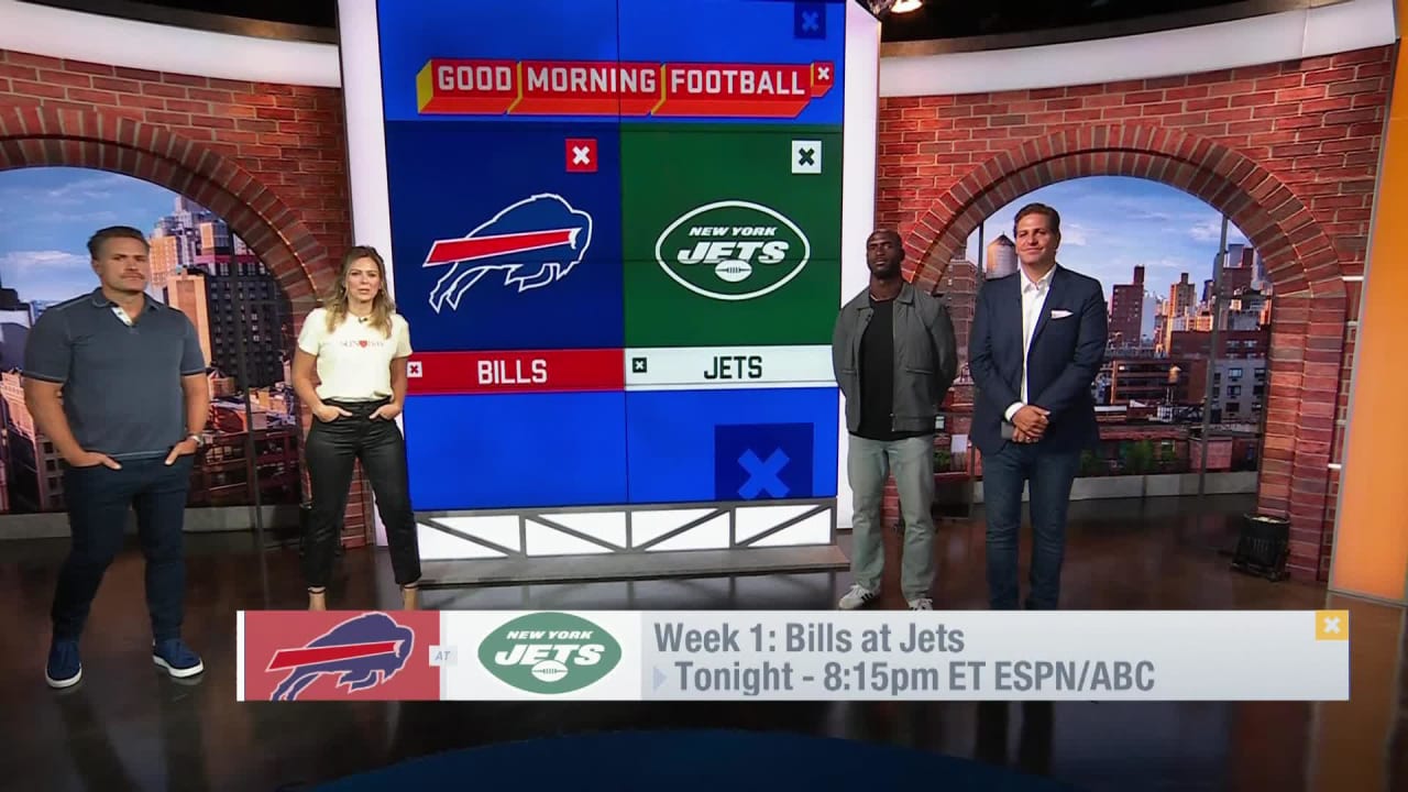 What time is the NFL game tonight? TV schedule, channel for Bills vs. Jets  in Week 1